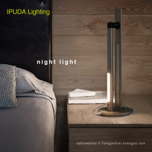 IPUDA Lighting batterie rechargeable led lampe d&#39;éclairage de nuit pour lampes de table de chevet à la maison